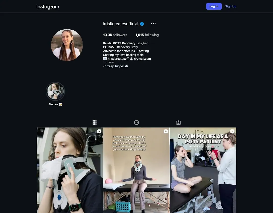 @kristicreatesofficial Instagram profile