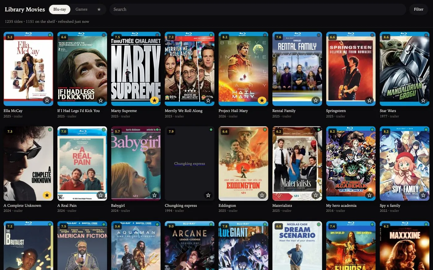 Library Movies