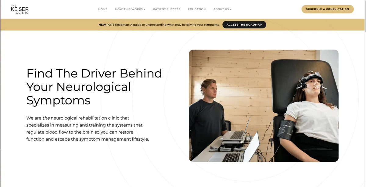 Medical clinic website